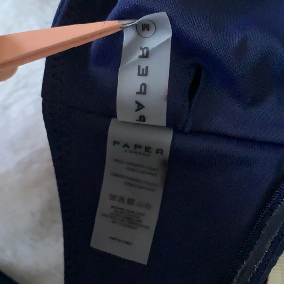 PAPER LONDON SET TIDE OF YOUR LIFE STEPHANIE HIGH-WAISTED BIKINI M - Picture 9 of 16